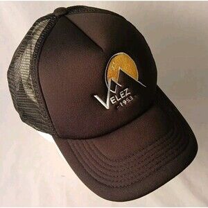Velez Sarsfield 1953 Black Adjustable Snapback Foam Trucker Hat/Cap-NICE!